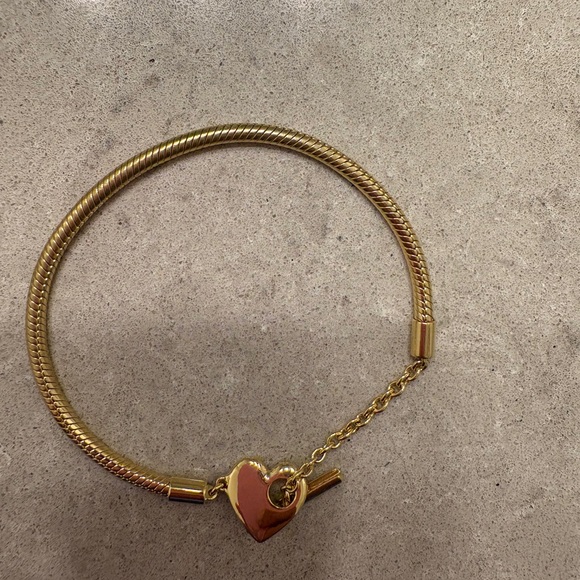 Pandora Moments Heart T-Bar Snake Chain Bracelet
14k gold platin - Picture 1 of 7